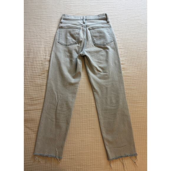 Madewell women The Mom Distressed Light Jean Size 26 - Picture 3 of 4